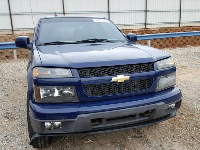 1GCHTCFE4B8107510 - 2011 CHEVROLET COLORADO L BLUE photo 9