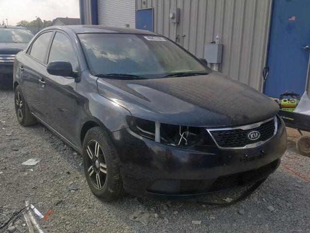 KNAFU4A28C5500143 - 2012 KIA FORTE EX BLACK photo 1