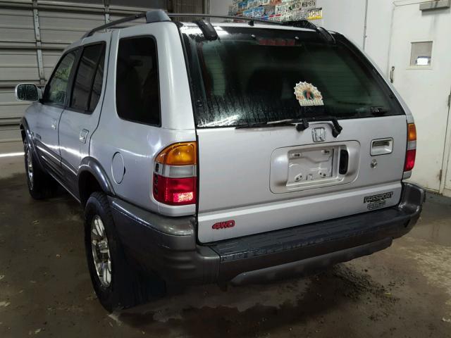 4S6DM58W614415493 - 2001 HONDA PASSPORT E 银色 照片 3