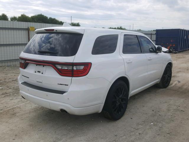 1C4RDHDG7FC789174 - 2015 DODGE DURANGO LI WHITE photo 4