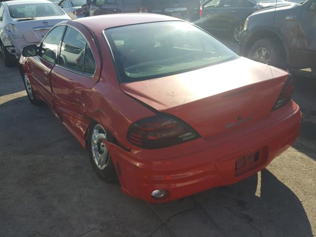 1G2NE52T9XM932877 - 1999 PONTIAC GRAND AM S RED photo 3