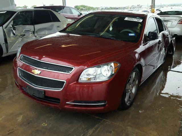 1G1ZJ57B69F208671 - 2009 CHEVROLET MALIBU 2LT MAROON photo 2