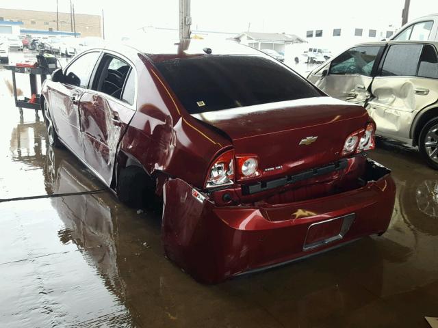 1G1ZJ57B69F208671 - 2009 CHEVROLET MALIBU 2LT MAROON photo 3