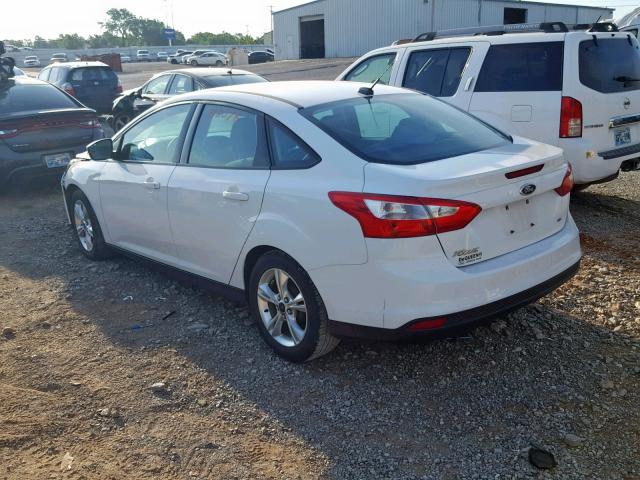 1FADP3F24EL332588 - 2014 FORD FOCUS SE WHITE photo 3