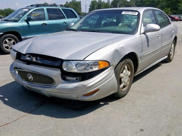 1G4HP54K214134344 - 2001 BUICK LESABRE CU SILVER photo 2