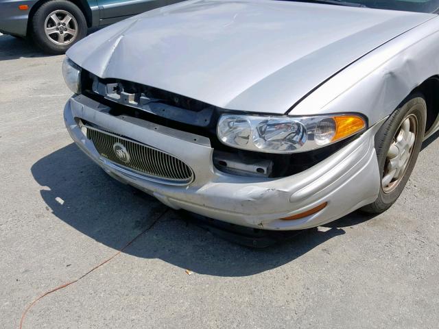 1G4HP54K214134344 - 2001 BUICK LESABRE CU SILVER photo 9