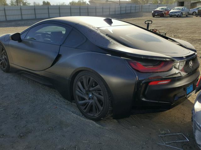 WBY2Z2C58FV392494 - 2015 BMW I8 BLACK photo 3
