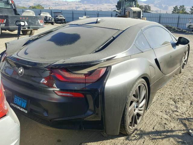 WBY2Z2C58FV392494 - 2015 BMW I8 BLACK photo 4