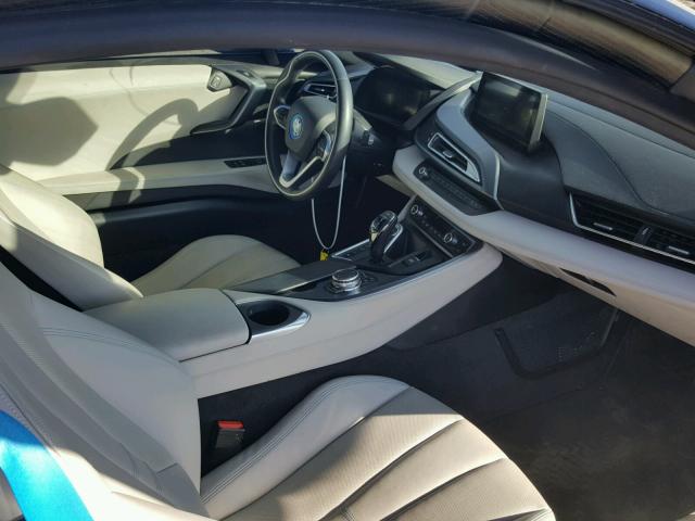 WBY2Z2C58FV392494 - 2015 BMW I8 BLACK photo 5