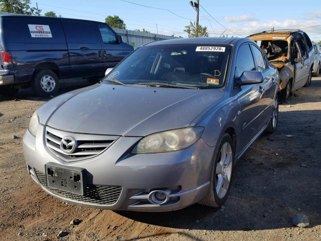 JM1BK323751296518 - 2005 MAZDA 3 S GRAY photo 2