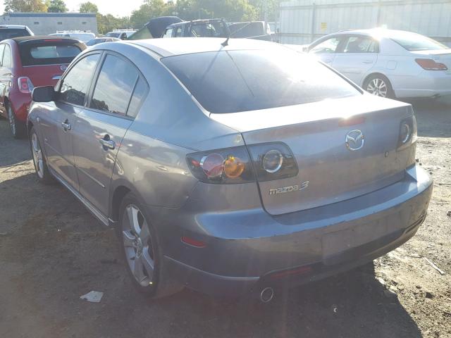 JM1BK323751296518 - 2005 MAZDA 3 S GRAY photo 3