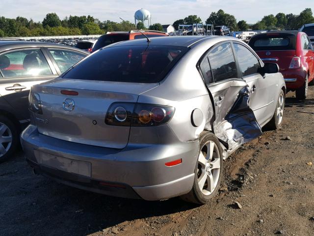 JM1BK323751296518 - 2005 MAZDA 3 S GRAY photo 4