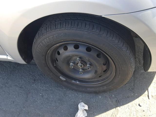 KL1TD5DE9BB193414 - 2011 CHEVROLET AVEO LS SILVER photo 9