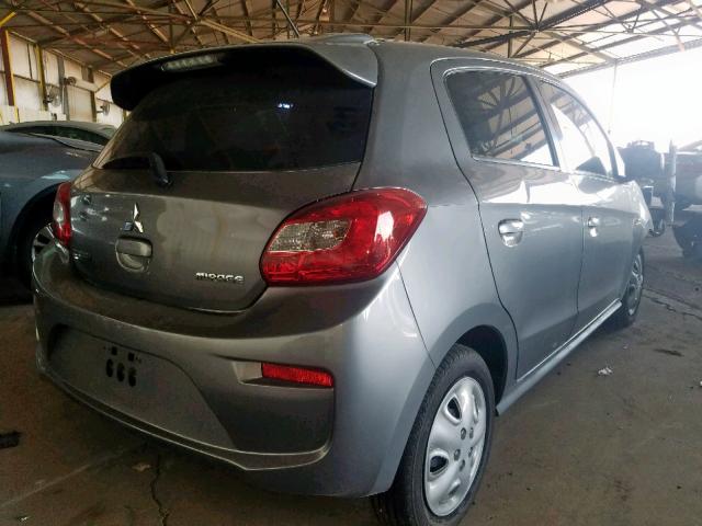 ML32A3HJ3HH005195 - 2017 MITSUBISHI MIRAGE ES GRAY photo 4