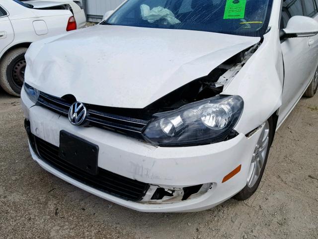 3VWPL7AJ3DM685780 - 2013 VOLKSWAGEN JETTA TDI WHITE photo 9