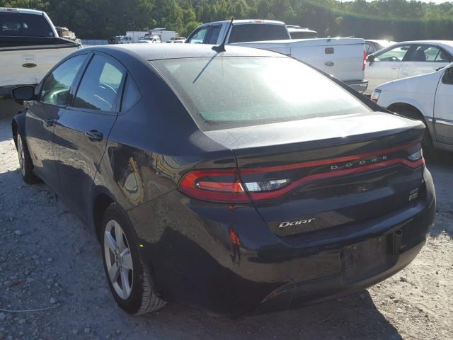 1C3CDFBA7GD570465 - 2016 DODGE DART SXT BLACK photo 3