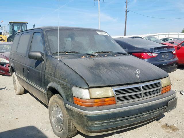 2B4GH2532PR386455 - 1993 DODGE CARAVAN GREEN photo 1