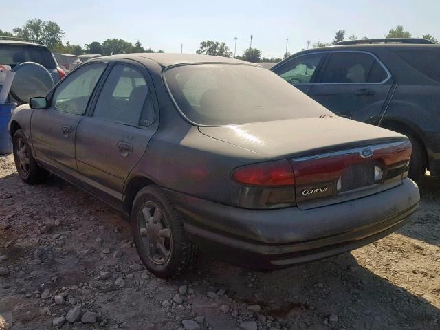 1FAFP6630WK287210 - 1998 FORD CONTOUR LX BLACK photo 3