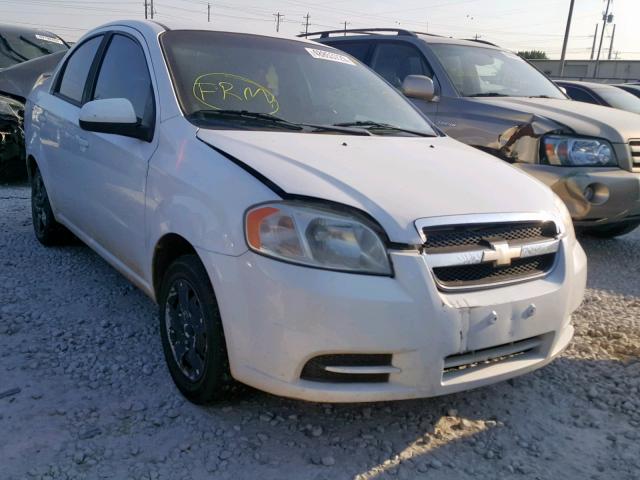 KL1TD5DE6AB050421 - 2010 CHEVROLET AVEO LS WHITE photo 1