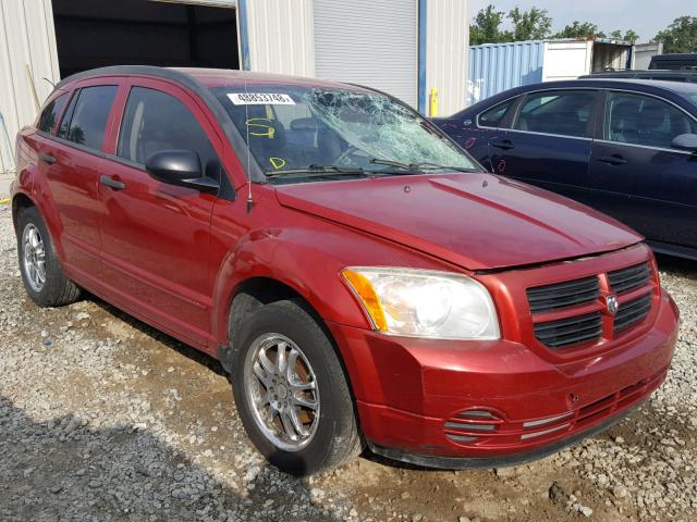 1B3HB28B97D566936 - 2007 DODGE CALIBER RED photo 1