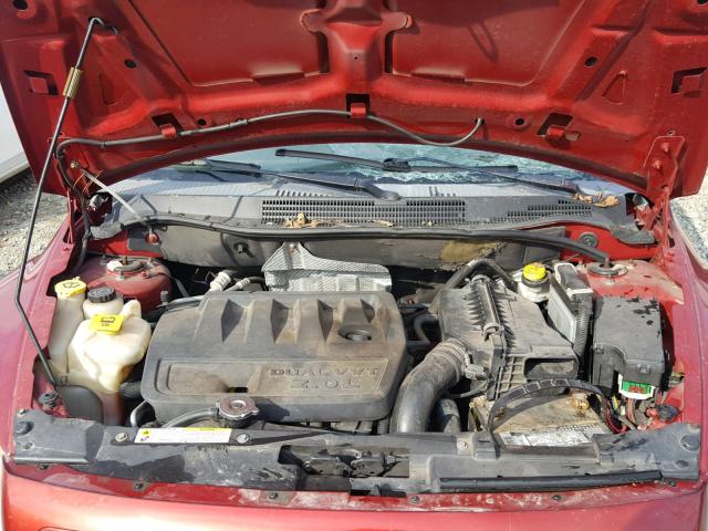 1B3HB28B97D566936 - 2007 DODGE CALIBER RED photo 7