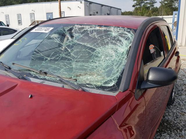 1B3HB28B97D566936 - 2007 DODGE CALIBER RED photo 9