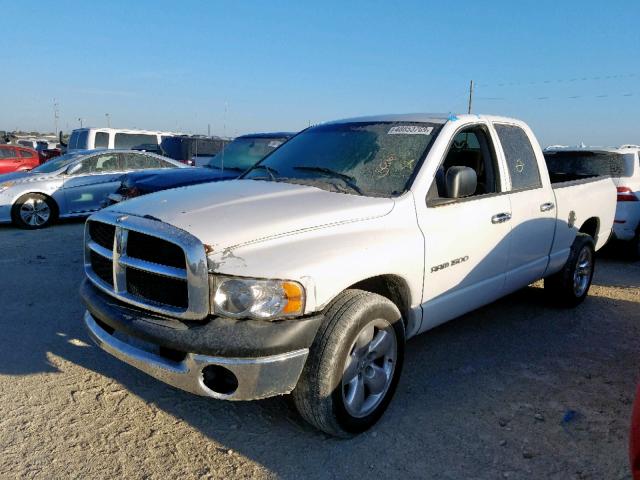 1D7HA18N04J287013 - 2004 DODGE RAM 1500 S WHITE photo 2