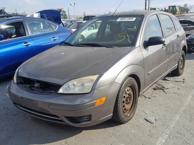 1FAHP37N87W248477 - 2007 FORD FOCUS ZX5 CHARCOAL photo 2