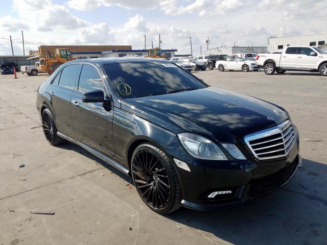 WDDHF7CBXBA379549 - 2011 MERCEDES-BENZ E 550 BLACK photo 1