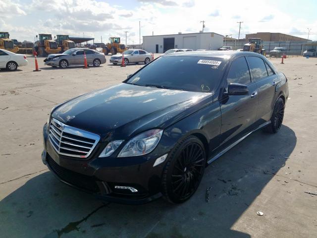 WDDHF7CBXBA379549 - 2011 MERCEDES-BENZ E 550 BLACK photo 2