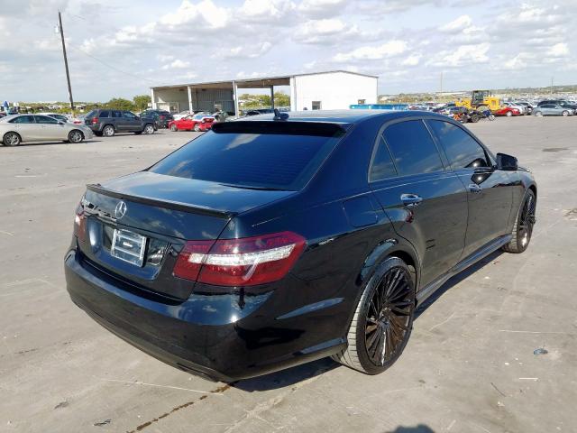 WDDHF7CBXBA379549 - 2011 MERCEDES-BENZ E 550 BLACK photo 4