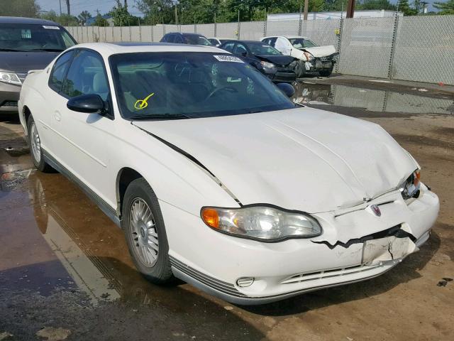 2G1WW12E329216823 - 2002 CHEVROLET MONTE CARL თეთრი ფოტო 1