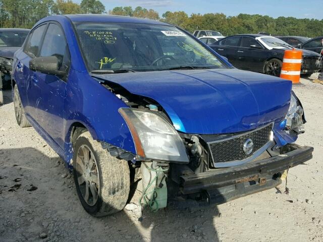 3N1AB6AP3CL690611 - 2012 NISSAN SENTRA 2.0 BLUE photo 1