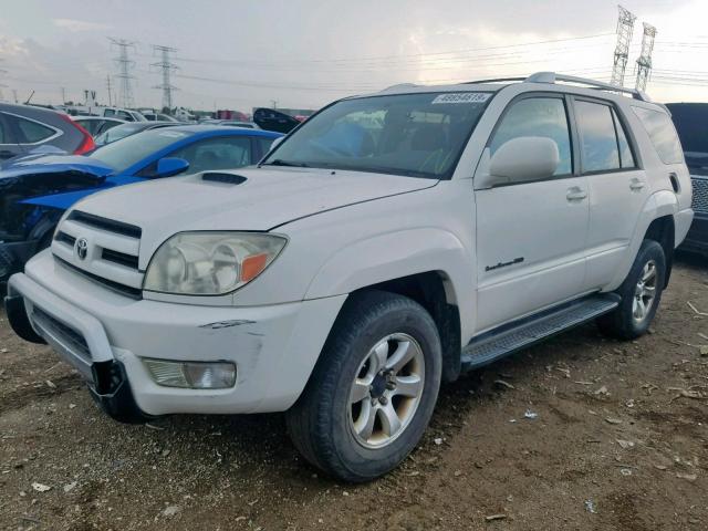 JTEBU14R240020702 - 2004 TOYOTA 4RUNNER SR WHITE photo 2