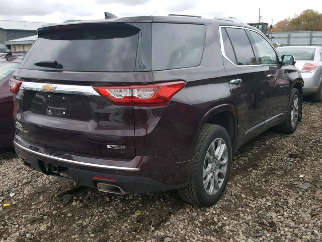 1GNEVJKW0JJ114565 - 2018 CHEVROLET TRAVERSE P PURPLE photo 4