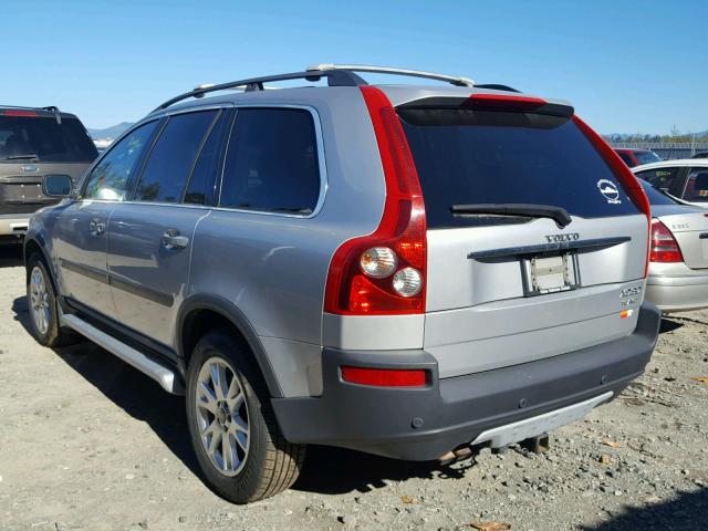 YV1CZ91H441041785 - 2004 VOLVO XC90 T6 GRAY photo 3