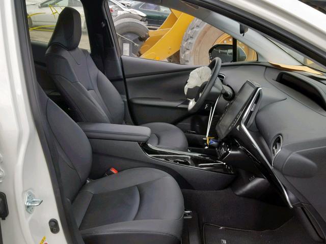 JTDKARFP3K3118480 - 2019 TOYOTA PRIUS PRIM 白色 照片 5