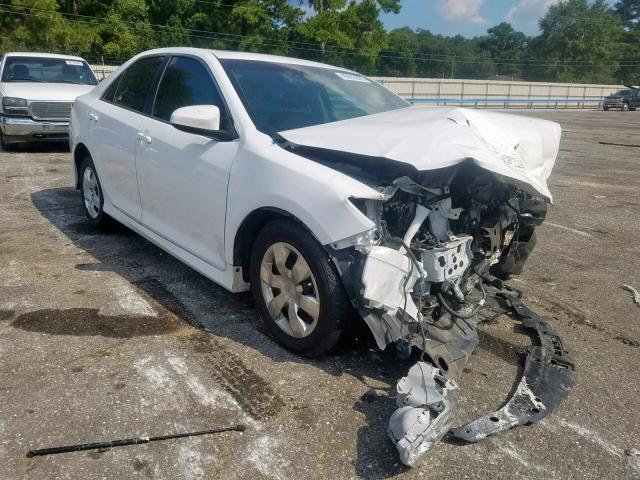 4T1BF1FK5CU568260 - 2012 TOYOTA CAMRY BASE WHITE photo 1