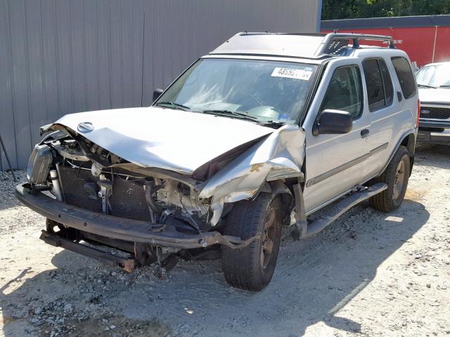 5N1ED28T53C658688 - 2003 NISSAN XTERRA XE SILVER photo 2