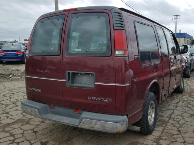 1GBFG15W5Y1165481 - 2000 CHEVROLET EXPRESS G1 RED photo 4