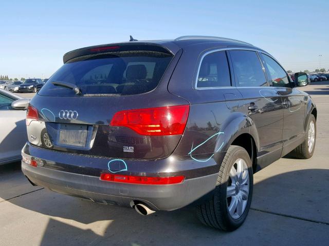 WA1BY74L27D055299 - 2007 AUDI Q7 3.6 QUA CHARCOAL photo 4