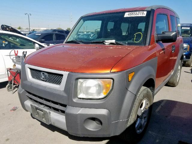 5J6YH18573L002570 - 2003 HONDA ELEMENT EX ORANGE photo 2