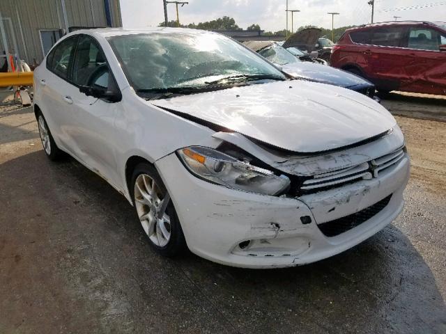 1C3CDFBA2DD188632 - 2013 DODGE DART SXT WHITE photo 1