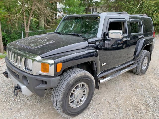 5GTEN13L288136946 - 2008 HUMMER H3 ALPHA BLACK photo 3