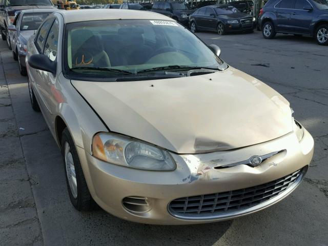 1C3EL46X01N604889 - 2001 CHRYSLER SEBRING LX GOLD photo 9