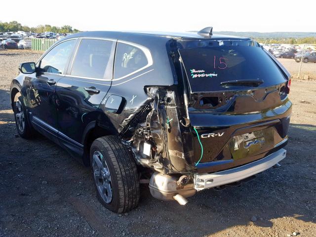 7FARW2H82JE061207 - 2018 HONDA CR-V EXL BLACK photo 3