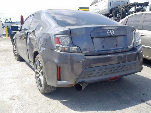 JTKJF5C7XE3080379 - 2014 TOYOTA SCION TC ნაცრისფერი ფოტო 3