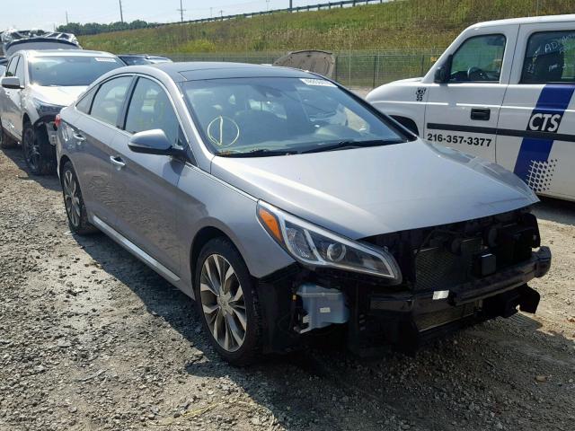 5NPE34AB8FH111525 - 2015 HYUNDAI SONATA SPO GRAY photo 1