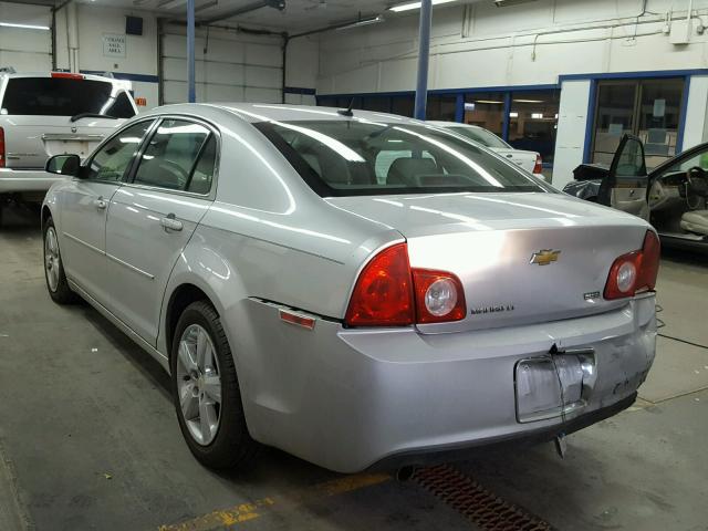 1G1ZD5E01AF322011 - 2010 CHEVROLET MALIBU 2LT SILVER photo 3