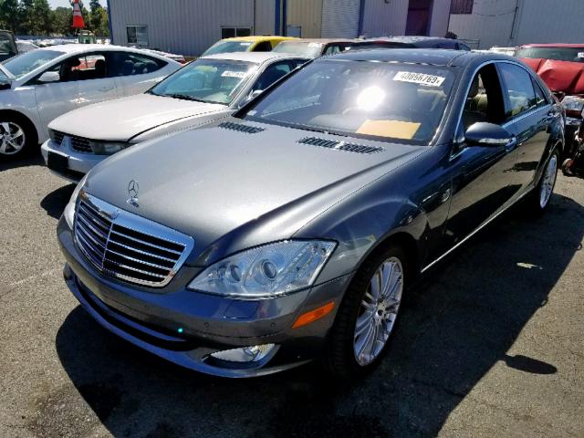 WDDNG71XX7A039193 - 2007 MERCEDES-BENZ S 550 GRAY photo 2